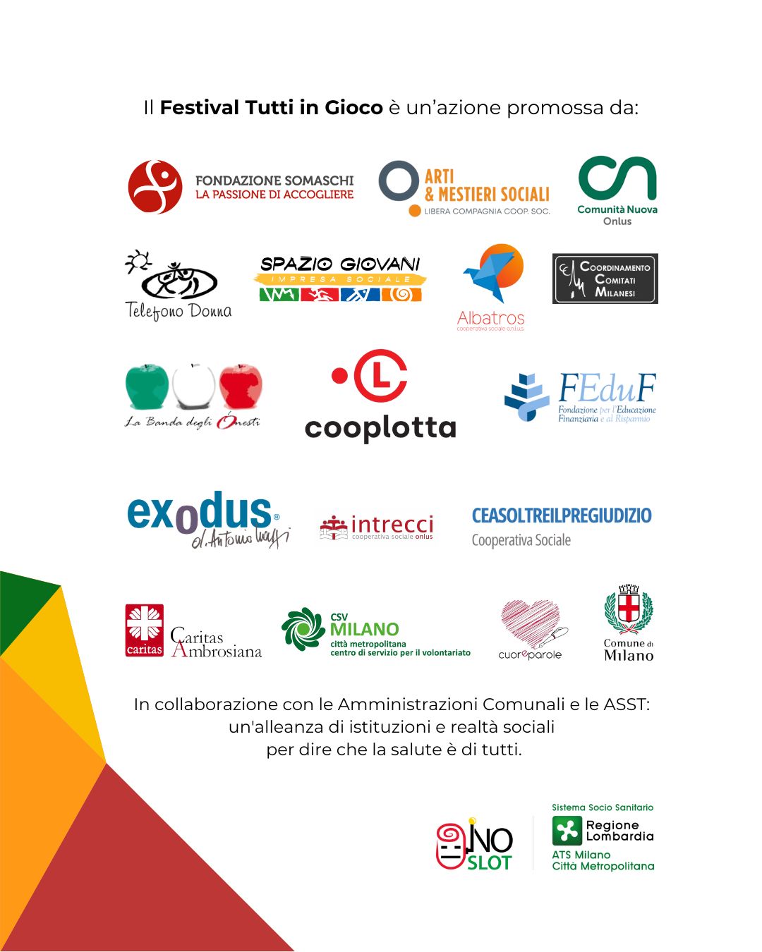 Loghi dei promotori dell'iniziativa